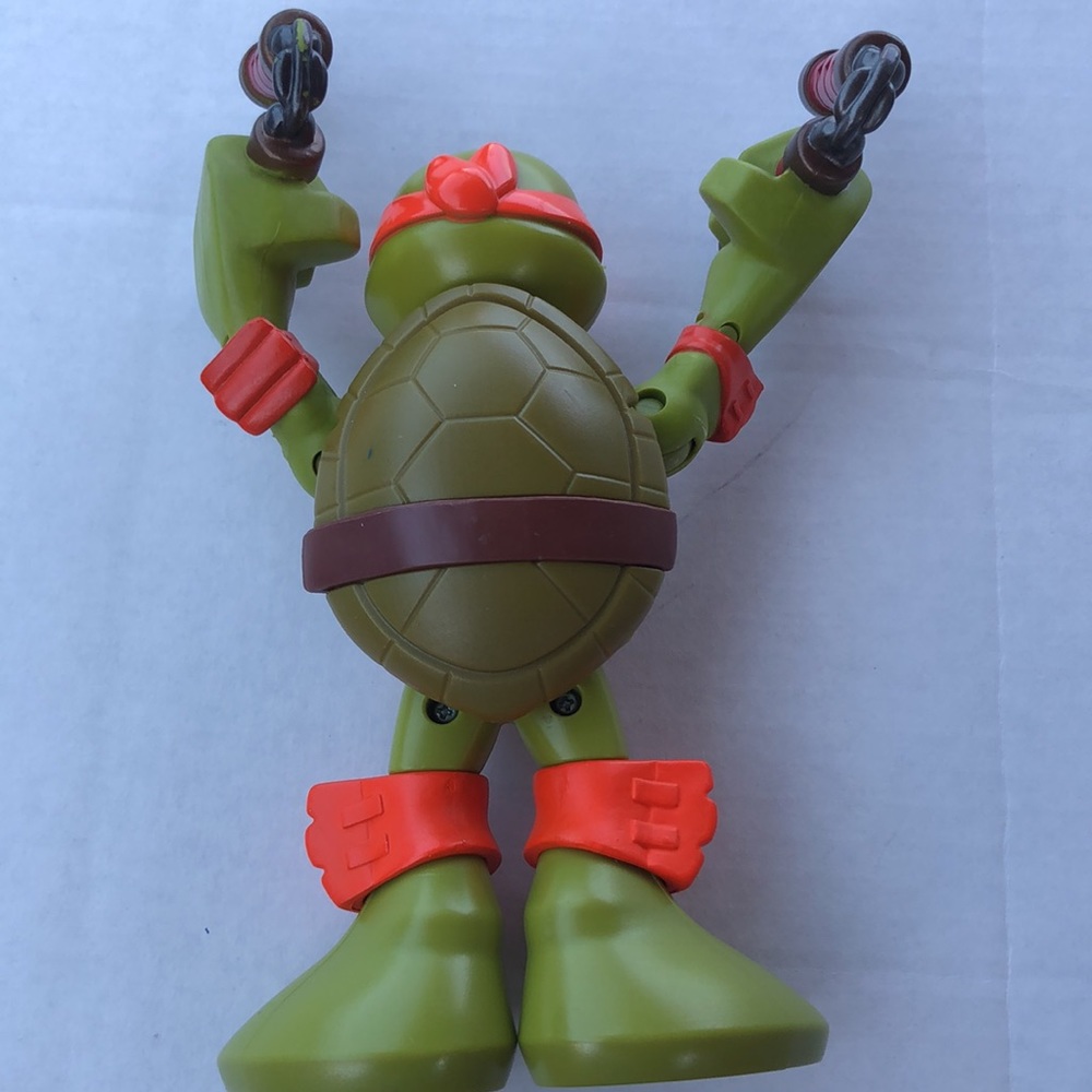 TMNT MICHELANGELO 2015 Viacom Teenage Mutant Ninja Turtle Action Figure - Picture 8 of 12